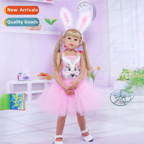 Sequin Bunny Girl Pink Dress Bunny Girl Child Role Play Hall