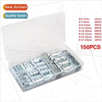 150PCS Boxed Double Earring Hoops Galvanized Clamps Sealing