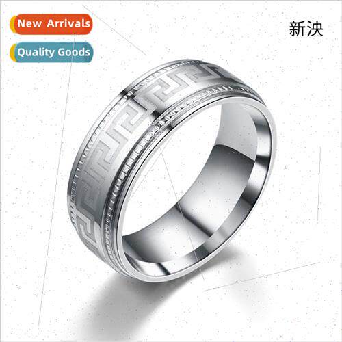 Europe Uned States retro men tanium steel ring tide men Grea