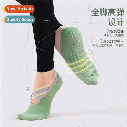 Yoga socks cross strap yoga socks dot rubber sports socks fe