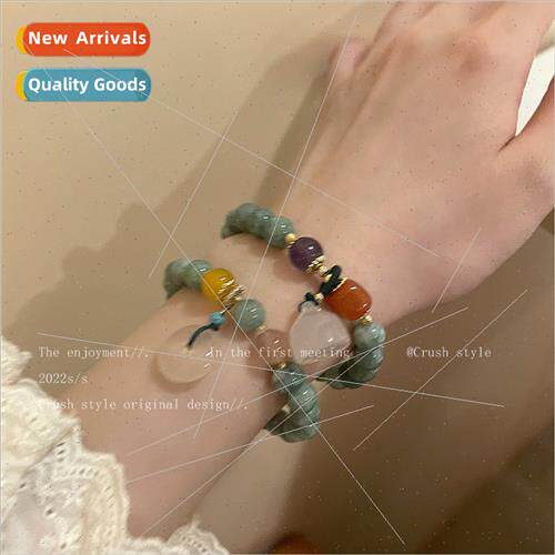 Peaceful buckle beaded bracelet women court niche premium st
