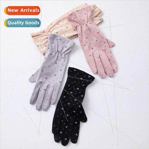 Sunscreen gloves female summer D262 outdoor cycling cotton b