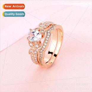 Zirconia Ring Set Fashi Women Europe Proposal Micro