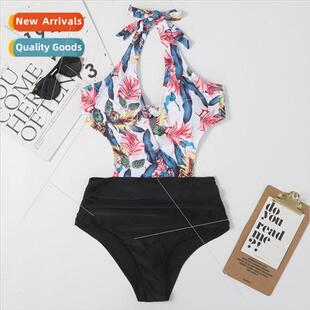 bow beach piece sexy ladies backless tie waist high one New