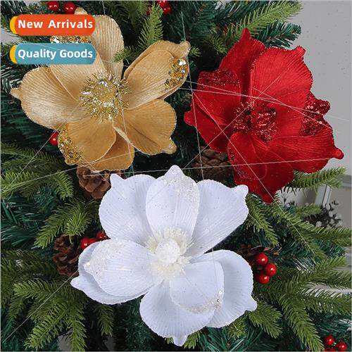 Three layers gold dust Christmas flowers 2023 new simulation