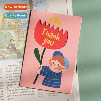 Boys Girls Flowers Greeting Cards thankyou Thank You Cards M