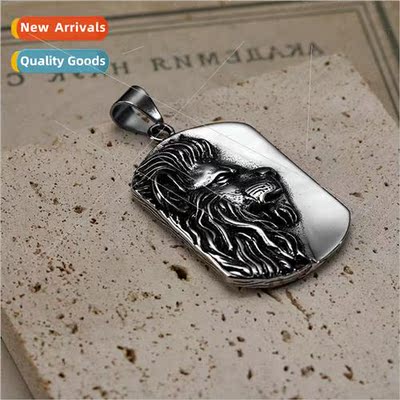 on head necklace hip-hop skeleton ancient tanium steel neckl