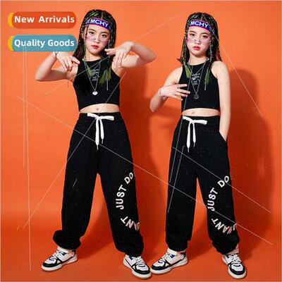 Childrens jazz dance costumes girls dancewear summer thin su