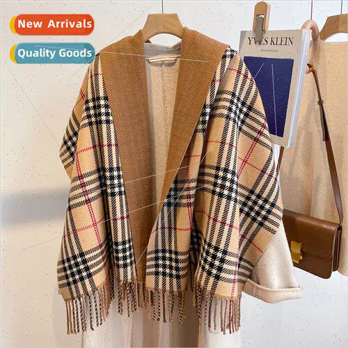Korea  sweet plaid scarf female wild imation cashmere thicke