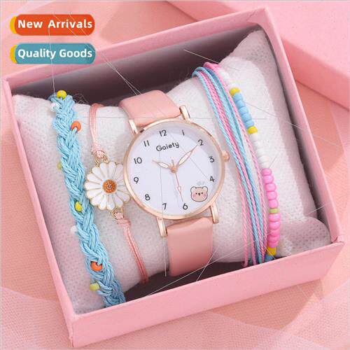 Gaiety new student watch candy color cartoon bear fashion wo