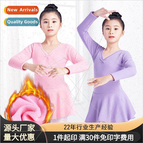 Young childrens dance costumes girls dancing one-piece dress