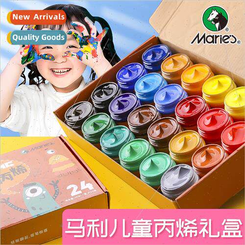 Small capacy acrylic paint 50ml gift box children kindergart