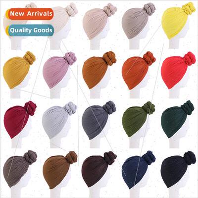Solid Color Cotton nen Pleated Scarf Bali Yarn Crinkle Fashi