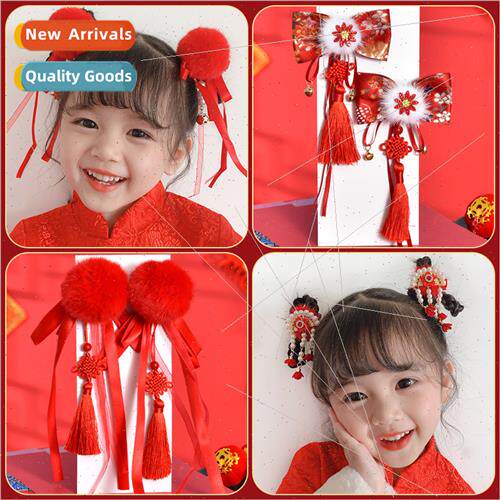 Girls hanfu headdress children ancient wind hair accessories