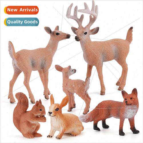 simulation red fox rabb squirrel whe-tailed deer model wildl