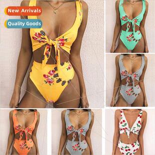 Printed Bikini High Spl i2018A18 Waisted Reversible