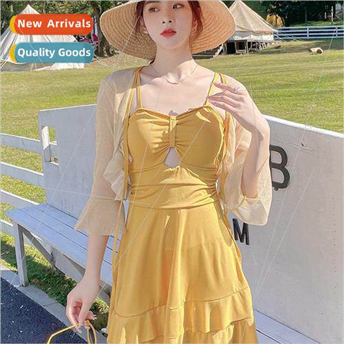 2024 new ins  swimsu ladies two-piece one-piece skirt type t