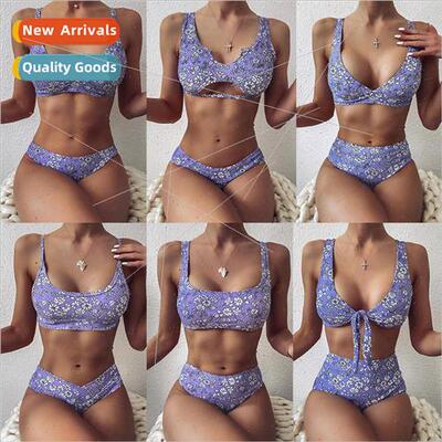 Swimsu 2020 Outerwear Bikini Floral Printed Bikini Spl Swims