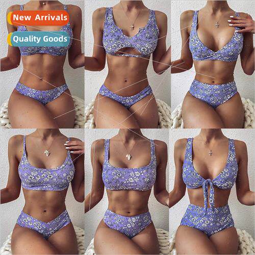Swimsu 2020 Outerwear Bikini Floral Printed Bikini Spl Swims