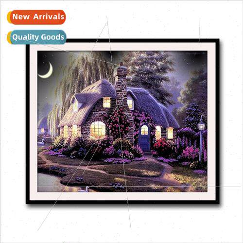 Diamond painting new modern  cross stch  night scene living