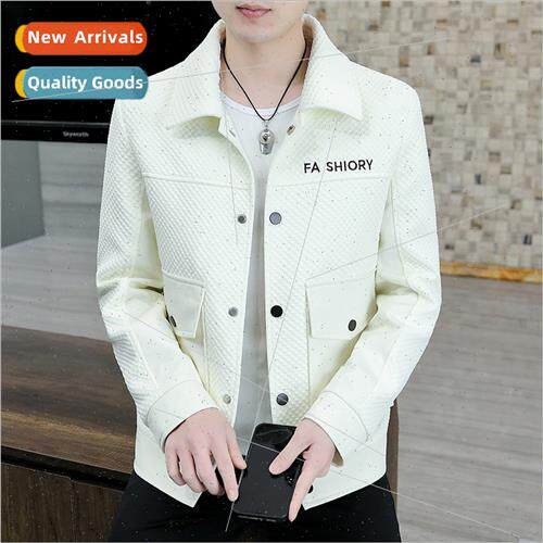 Men jacket spring fall premium sense design niche top thin j
