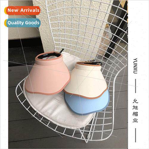 Korea candy color UPF50 + anti-ultraviolet UV hollow top hat
