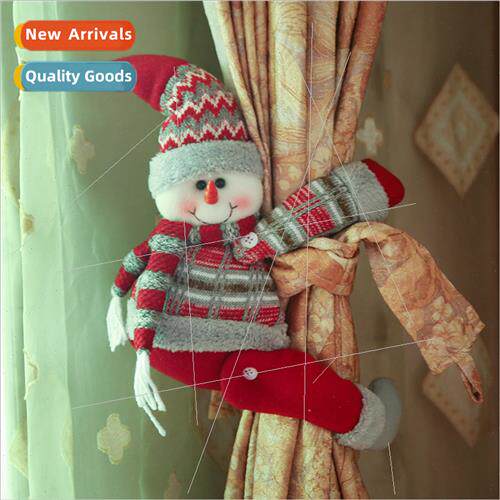 Christmas decorations home curtains decorative buttons carto