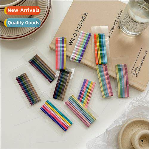 Colorful one word clip hair clip girl wave clip small black