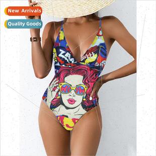 Devil Blue Eyes 2022 Bikini Swimsu Halter New