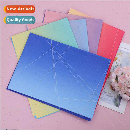 17 grams two-color gradient rainbow copy paper flowers gifts