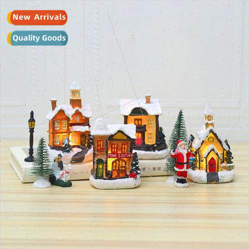 New Christmas light-emting small house LED color lights smal