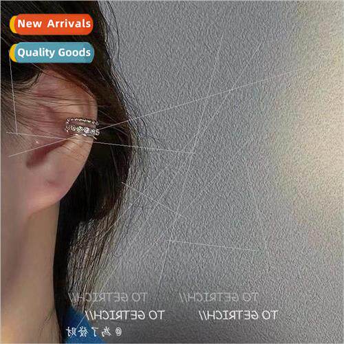 Korea niche diamond ear bone clip female whout ear holes ear