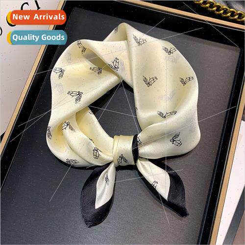 Summer new temperament 53 silk occupation printing neckerchi