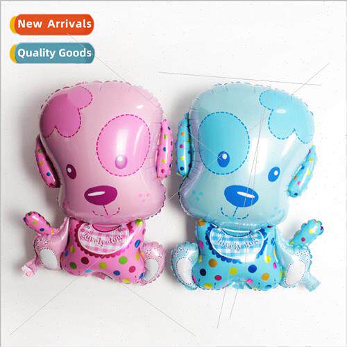Cute puppy dog aluminum film balloon children inflatable toy