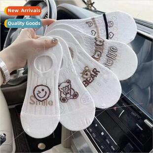 slip drop boat female soc thin invisible summer Socks heel