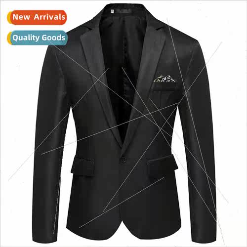 Autumn winter new solid color versatile men small su large s