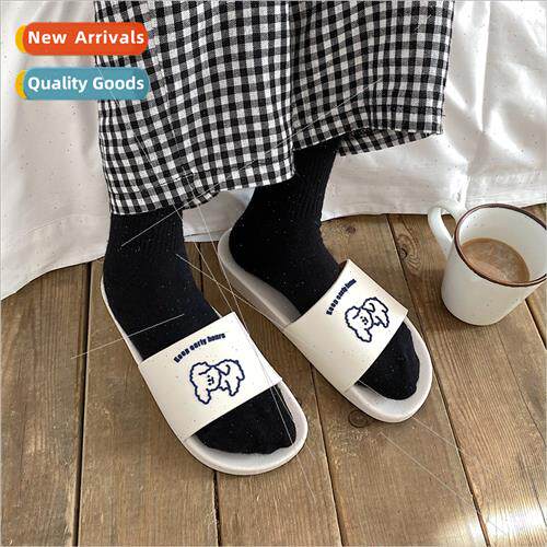 Korea ins cute cartoon student slippers female summer casual
