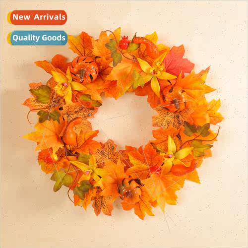 Halloween Deadwood Pumpkin Wreath Door Hanging Christmas Aut