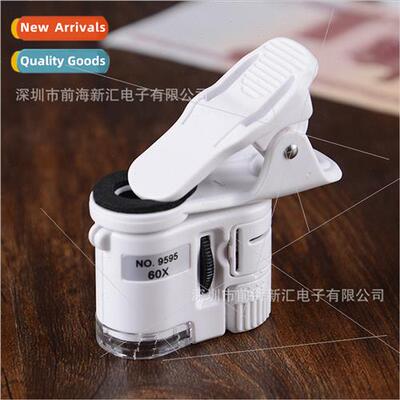 2018 portable macro led magnifier large screen microscope 60