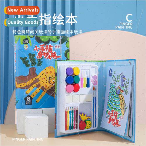 Finger painting drawing book set children picture books baby