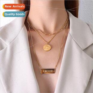 chocker Medusa woman Ancient pendant vintage head neck Greek