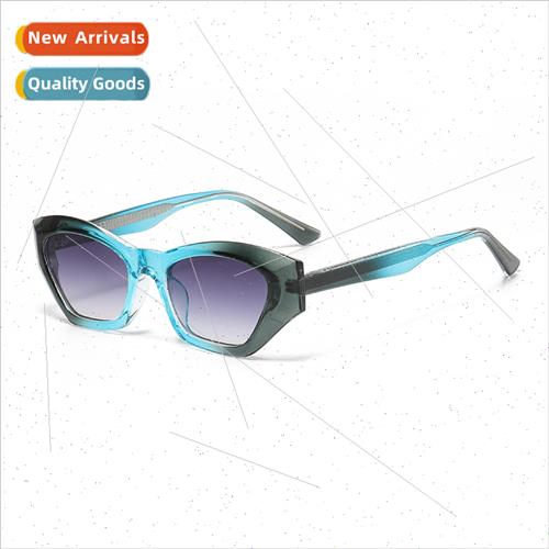 35020 polygonal cat-eye insert TR sunglasses 2023 new hip-ho