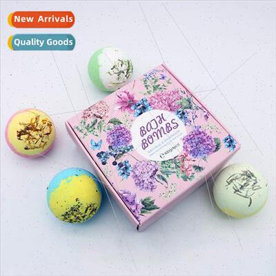 Bubble Bath Balls Dried Flower Bubble Bomb Set Boxed Set Mul