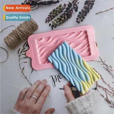 Wave Chocolate 196 Cake licone Mold Dessert Ice Block Mold B