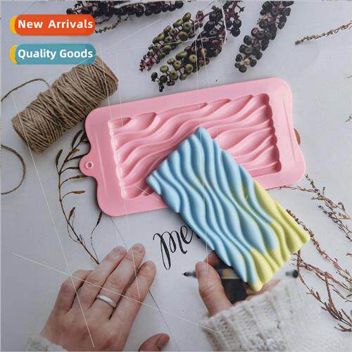 Wave Chocolate 196 Cake licone Mold Dessert Ice Block Mold B