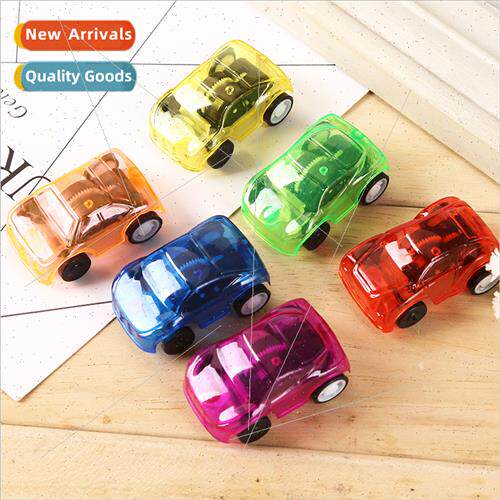 Colorful Transparent Car Pocket Pullback Car Plastic Car Inc