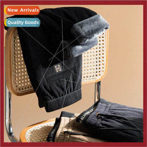 lightweight luxury fall winter corduroy pants men padded thi