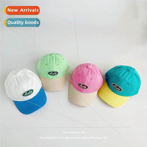 Spring summer children duck tongue cap small fresh candy spe