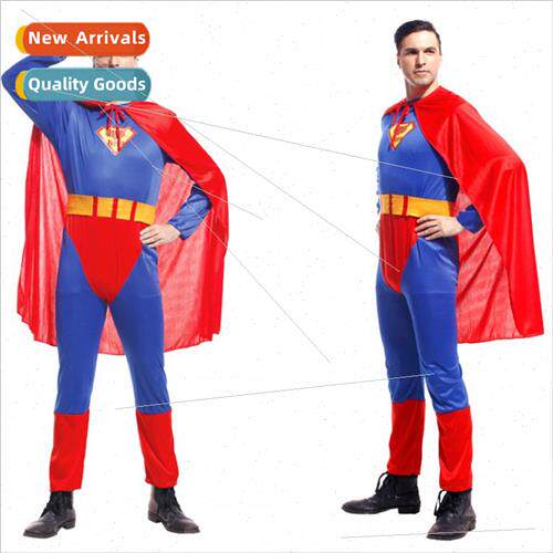Halloween Adult Costume Mask Prom Superman Costume Permance