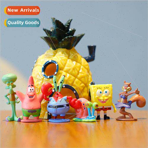 Baby doll pineapple house sponge aquascape cartoon aquarium